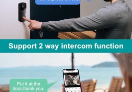 Bel Rumah Wireless Smart Doorbell 1080p PIR Two Way Audio Night Vision